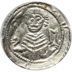 Władysław II Wygnaniec 1138-1146, denar, książę i biskup