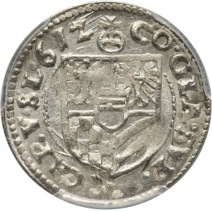 Śląsk, Księstwo Ziębicko-Oleśnickie, Karol II, 3 krajcary 1612, Oleśnica