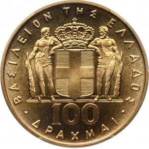 Greece, 100 Drachmai 1970, 1967 Revolution