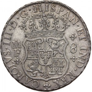 Meksyk, Karol IV, 8 reali 1767 Mo-MF