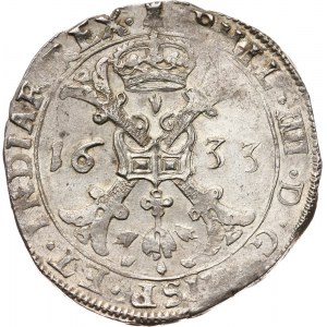 Niderlandy Hiszpańskie, Filip IV, patagon 1633, Tournai