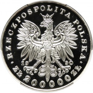 III RP, 200000 złotych 1990, Fryderyk Chopin