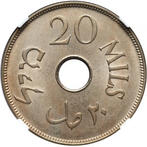 Palestine, 20 Mils 1933