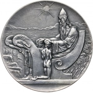 Iceland, medallic 10 Kronur 1933, 1000 Years Althing