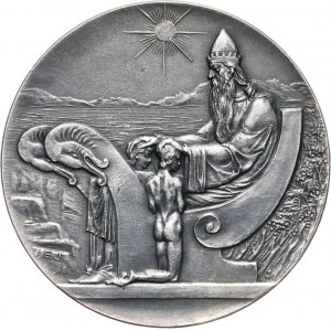 Islandia, medalowe 10 koron 1933, 1000-lecie parlamentu