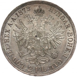 Austria, Franz Joseph I, 2 Florin 1873, Vienna