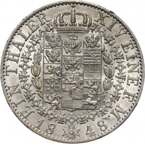 Germany, Prussia, Friedrich Wilhelm III, Taler 1848 A, Berlin