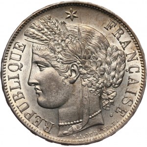 France, 5 Francs 1849 A, Paris, Ceres