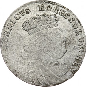 Germany, Brandenburg-Prussia, Friedrich II, 6 Groschen 1756, Konigsberg