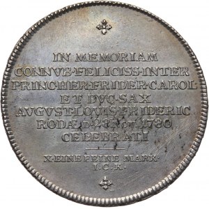 Niemcy, Schwarzburg-Rudolstadt, Ludwik Günther II, talar 1780, Saalfeld