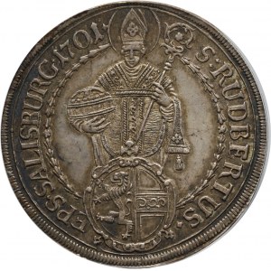 Austria, Salzburg, Johann Ernst von Thun und Hohenstein, Taler 1701