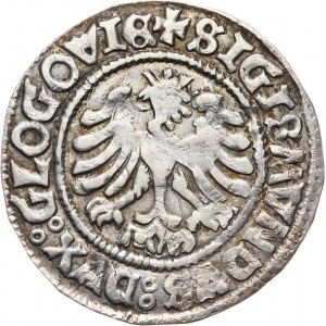 Zygmunt I Stary (jako książę głogowski), grosz 1506, Głogów