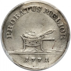 Stanisław August Poniatowski, złotówka próbna 1771, Warszawa