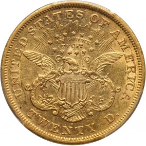 USA, 20 Dollars 1871 S, San Francisco