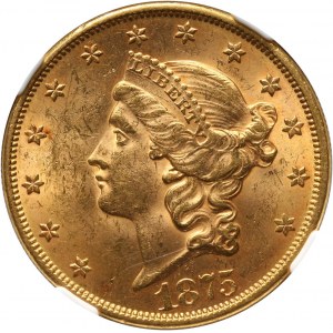 USA, 20 Dollars 1875, Philadelphia