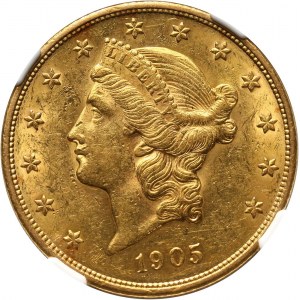 USA, 20 Dollars 1905, Philadelphia