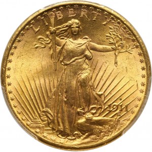 Stany Zjednoczone Ameryki, 20 dolarów 1911 S, San Francisco