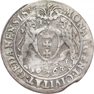 Jan II Kazimierz, ort 1663, Gdańsk