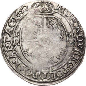 Jan II Kazimierz, ort 1652, Poznań