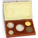 Pamiątkowe pudełko z monetami Powstania Listopadowego
