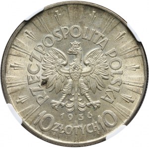 II RP, 10 złotych 1936, Warszawa, Józef Piłsudski