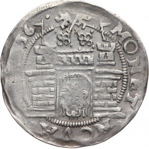 Zakon Kawalerów Mieczowych, Henryk von Galen 1551-1557, 1/2 marki 1556, Ryga