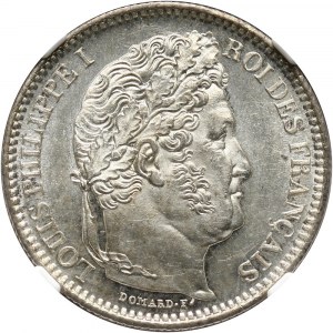 Francja, Ludwik Filip I, 2 franki 1847 A, Paryż