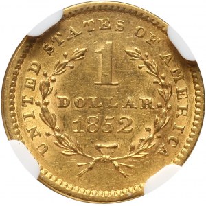 Stany Zjednoczone Ameryki, dolar 1852, Filadelfia