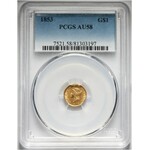 USA, Dollar 1853, Philadelphia