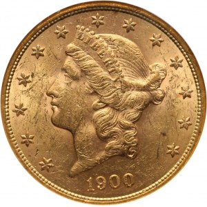 USA, 20 Dollars 1900, Philadelphia
