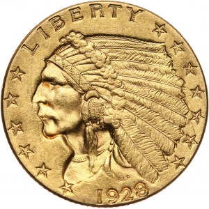 USA, 2 1/2 Dollars 1928, Philadelphia