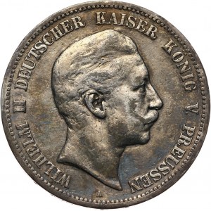Germany, Prussia, Wilhelm II, 5 Marks 1888 A, Berlin
