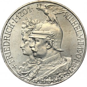 Germany, Prussia, Wilhelm II, 5 Marks 1901 A, Berlin, 200 Years of Prussia Kingdom