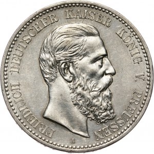 Germany, Prussia, Friedrich III, 5 Marks 1888 A, Berlin