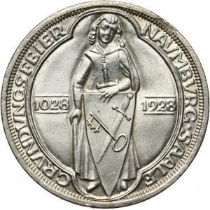Niemcy, Republika Weimarska, 3 marki 1928 A, Berlin, Naumburg