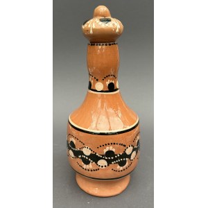 Keramikkaraffe mit Korken, Ungarn, 1960er/70er Jahre