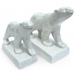 Pair of Bears, Faience, 2nd third of 20th century