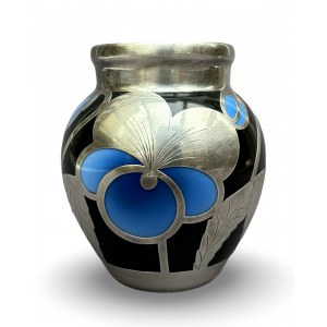 Porcelain vase, signed, designed by Friedrich Wilhelm Spahr, Schwäbisch Gmünd, Germany, 1930s