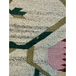 Kilim kwiatowy Art Deco. Wytwórnia Gliniany, Polska, lata 30-te XX w.