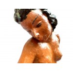 Ceramic sculpture Nude, signed, author undetermined, Europe, 1930s.