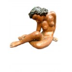 Ceramic sculpture Nude, signed, author undetermined, Europe, 1930s.