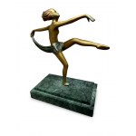 Figurka Tancerka, w stylu projektów Josef Lorenzla. Europa, lata 20/30 XXw.