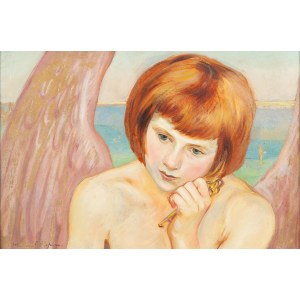 Wlastimil Hofman (1881 Prague - 1970 Szklarska Poreba), Angel with a Key, 1920s-1930s.