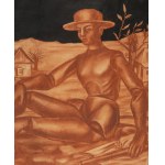 Boleslav Cybis (1895 Massandra Farm na Krymu - 1957 Trenton (New Jersey, USA)), Manekýn v klobouku (oboustranný), 1925