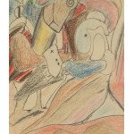 Marek Włodarski (wł. Henryk Streng) (1903 Lwów - 1960 Warszawa), Para z bukietem z piór, 1931-50