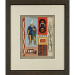 Marek Wlodarski (alias Henryk Streng) (1903 Lviv - 1960 Warsaw), Composition with St. Florian, 1927
