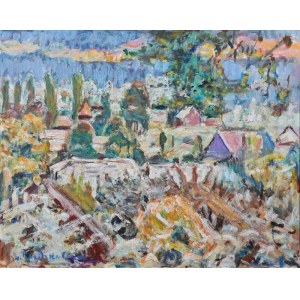 Hanna RUDZKA-CYBISOWA (1897-1988), Landscape from Lanckorona, circa 1965.