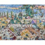 Hanna RUDZKA-CYBISOWA (1897-1988), Pejzaż z Lanckorony, ok. 1965