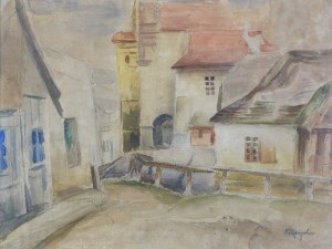 Natan SPIEGEL / SZPIEGEL (1890-1942), Ulica w Kazimierzu