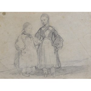 Piotr MICHAŁOWSKI (1800-1855), Children - a sketch